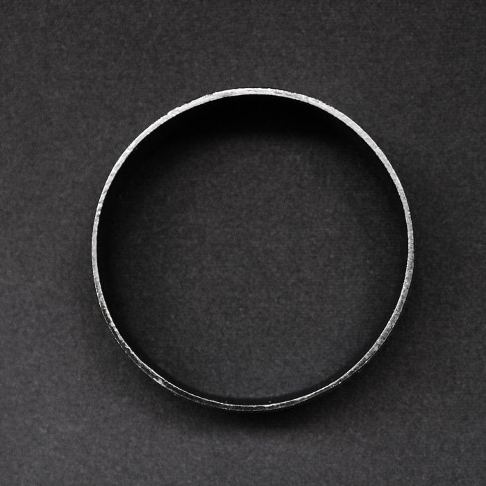 Bidriware Silver Inlay Rhombus Bangle (Single)