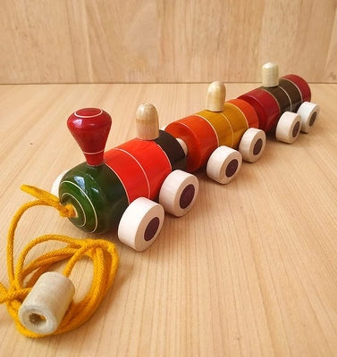 Channapatna Eco-Friendly Wooden Train Toy