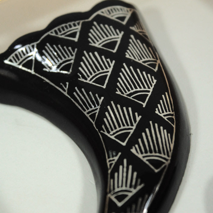 Bidriware Silver Inlay Peacock Frame