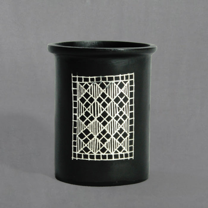 Bidriware Silver Inlay Office Set (4 Pieces)