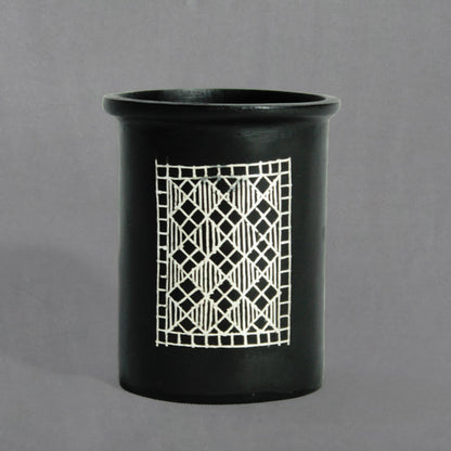 Bidriware Silver Inlay Office Set (4 Pieces)