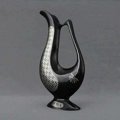 Bidriware Silver Inlay Persian Jug
