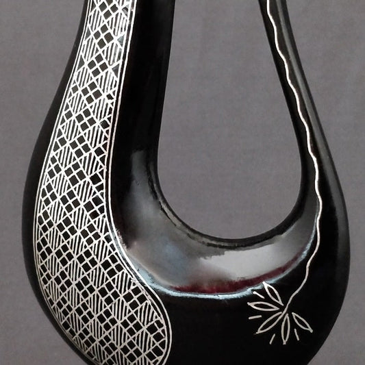 Bidriware Silver Inlay Persian Jug