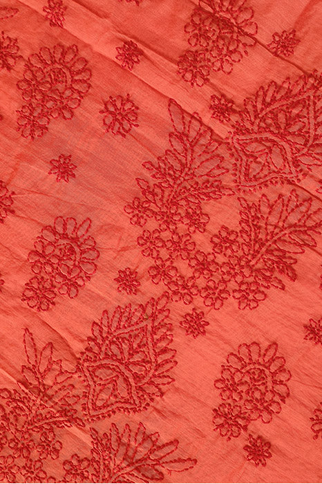 Lucknow Chikankari Hand Embroidered Saree