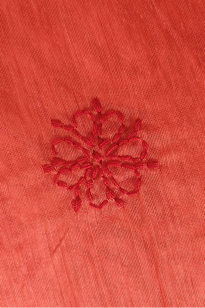 Lucknow Chikankari Hand Embroidered Saree