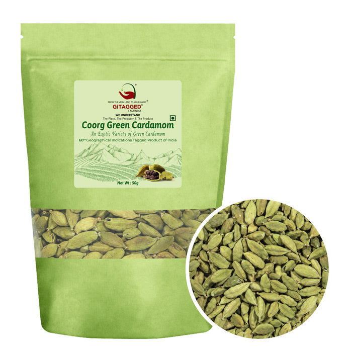 Coorg Green Cardamom (Whole) – Elaichi