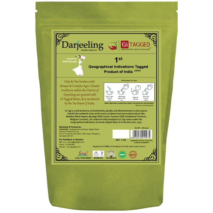 Darjeeling Green Tea – Whole Leaf