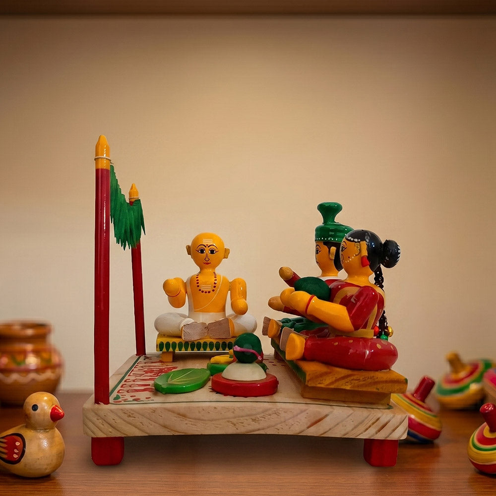 Etikoppaka Toys – Marriage Set (7 Inches)