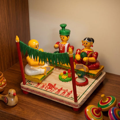 Etikoppaka Toys – Marriage Set (7 Inches)