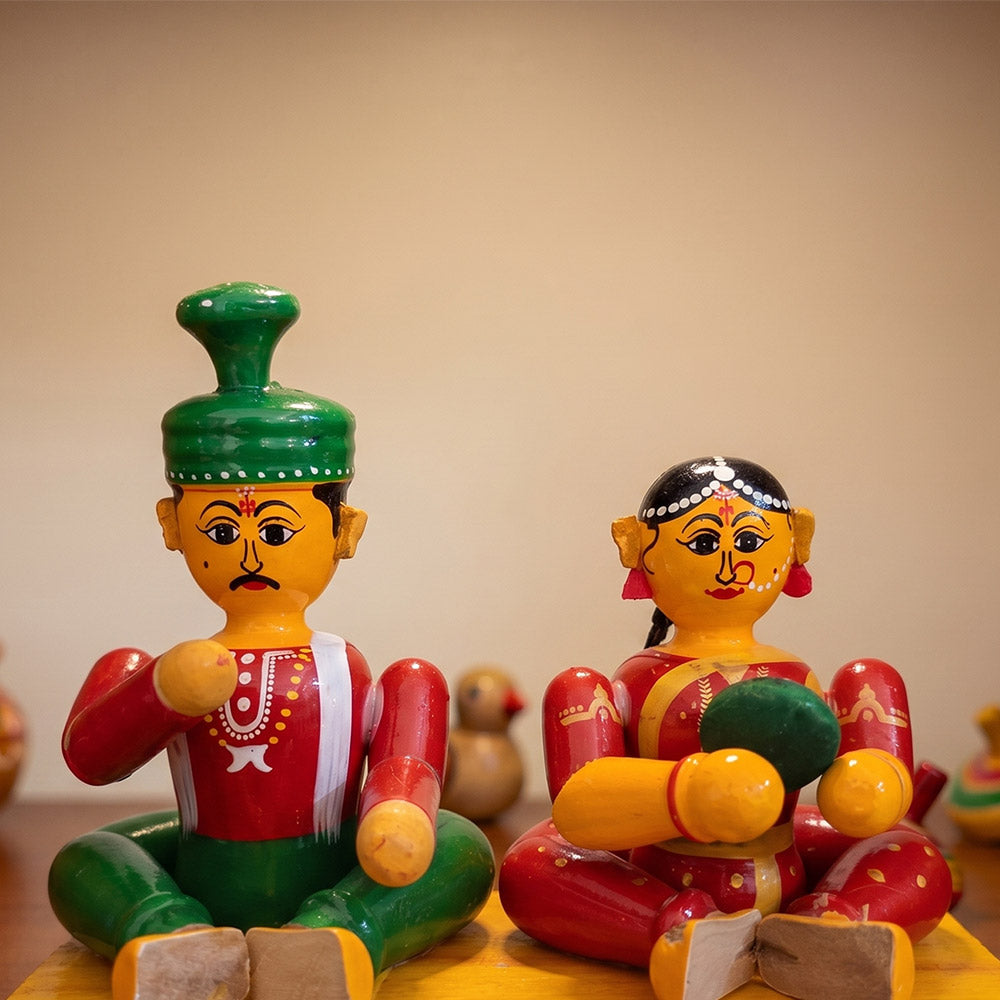 Etikoppaka Toys – Marriage Set (7 Inches)