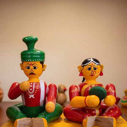 Etikoppaka Toys – Marriage Set (7 Inches)