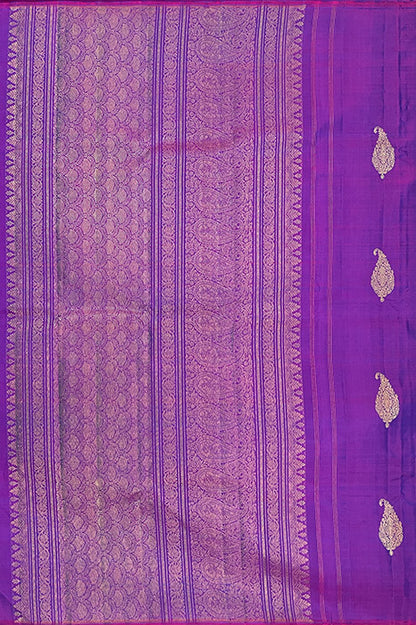 Kancheepuram Pure Silk Handloom Saree (2 Gram Gold Zari)