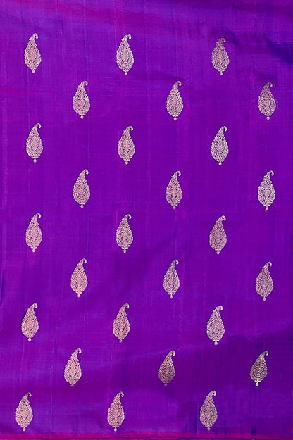 Kancheepuram Pure Silk Handloom Saree (2 Gram Gold Zari)