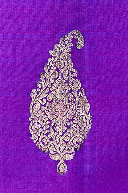 Kancheepuram Pure Silk Handloom Saree (2 Gram Gold Zari)