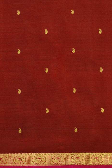Kancheepuram Pure Silk Saree (Traditional Butta)