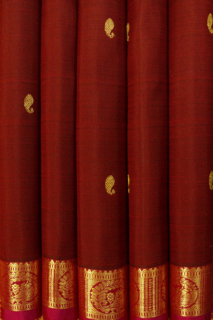Kancheepuram Pure Silk Saree (Traditional Butta)