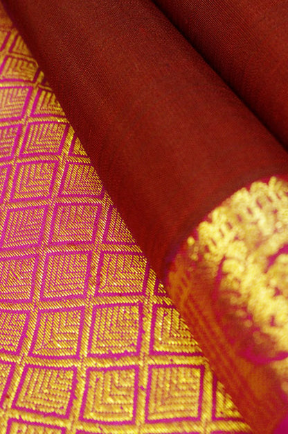 Kancheepuram Pure Silk Saree (Traditional Butta)