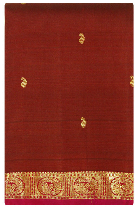 Kancheepuram Pure Silk Saree (Traditional Butta)