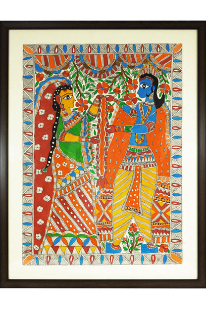 Madhubani Painting – Krishna (Standard)