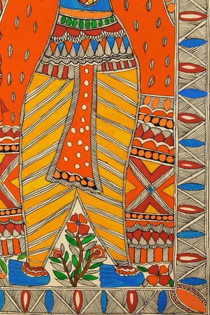 Madhubani Painting – Krishna (Standard)