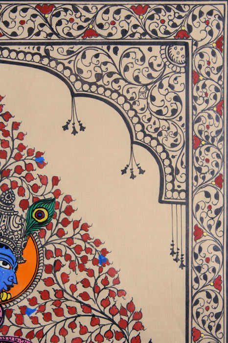 Odisha Pattachitra – Tree of Life (Saraswathi Theme)