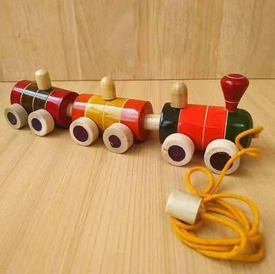 Channapatna Eco-Friendly Wooden Train Toy